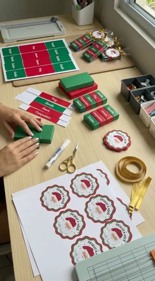 Lembrancinhas de Bis prontas para vender, embaladas e organizadas