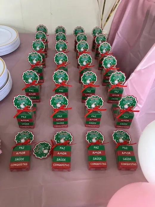Lembrancinhas de Bis para confraternização de Natal